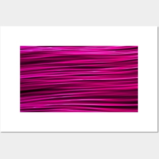 Fuchsia waves Posters and Art